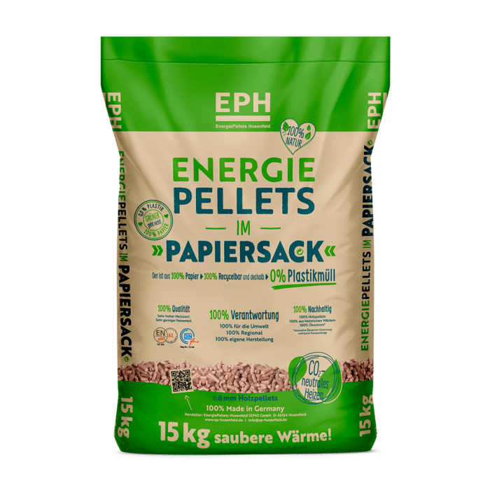 Energiepellets Papiersack
